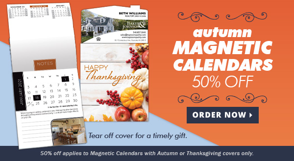 AUTUMN MAGNETIC CALENDARS - 50% Off - ORDER NOW