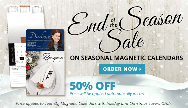 Seasonal Magnetic Calendars - 35% Off - ORDER NOW