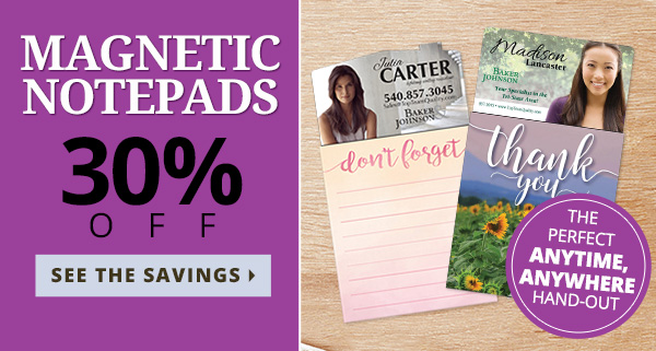 MAGNETIC NOTEPADS - 30% Off - ORDER NOW