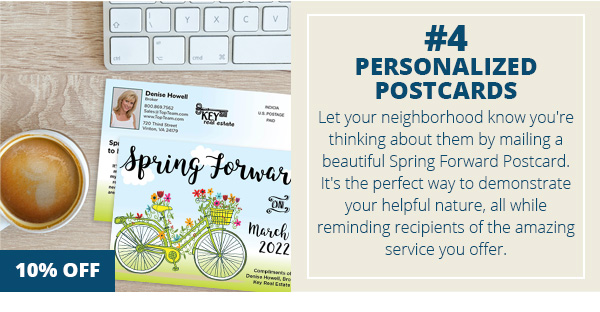 #4. SPRING FORWARD POSTCARDS 