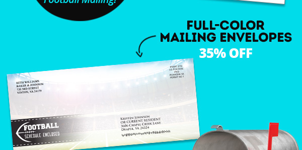 Full-Color Mailing Envelopes - 35% Off