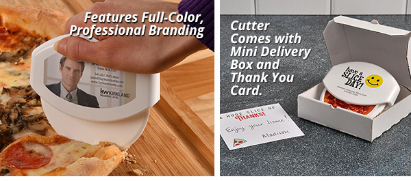 Features Full-Color, Professional Branding - Cutter Comes with Mini Delivery Box and Thank You Card.